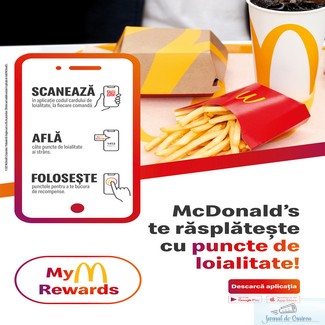 McDonald’s lansează un program de loialitate în aplicația de mobil