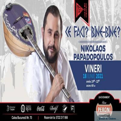 Nikolaos Papadopoulos - petrecere grecească pe terasa Cafe-Teatru Play