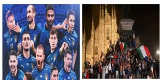 Italia petrece după câştigarea EURO 2020!