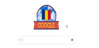 Google sărbătorește Ziua Națională a României, printr-un Doodle special.