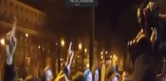 VIDEO - Locuitorii din Donețk, Lugansk și Donbas sărbătoresc în stradă recunoașterea independenței: Ura, ura!