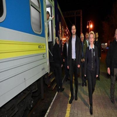 Ursula von der Leyen a plecat cu trenul din Polonia spre Kiev