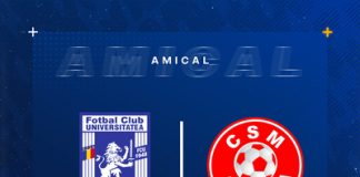 FCU Craiova va întâlni CSM Slatina într-un meci amical.
