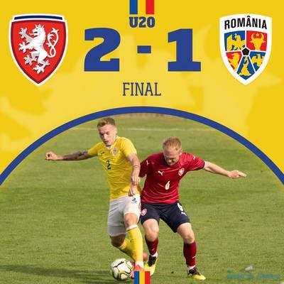 România U20, înfrângere în meciul cu Cehia