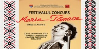 Spectacole, expoziție și lansare de carte, la Festivalul - Concurs „Maria Tănase“ - ediția a XXVII-a