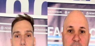 Baschet : Vitaly Stepanovski si George Blaj-Voinescu au prefatat partida dintre SCM Craiova si CSM CSU Oradea