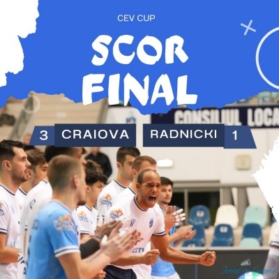SCM Craiova s-a calificat în optimile de finală ale Cupei CEV