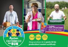 Înainte de Paște, Auchan invită românii la Săptămâna filierelor de producători locali din programul Cultivăm ce e mai bun în România
